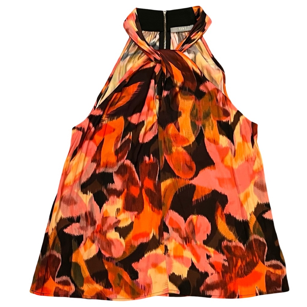 NWOT‎ Tart Multicolor Floral Halter Blouse Women's Size M